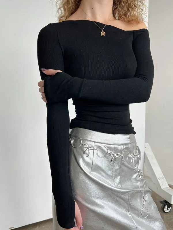 Ginny Top - Black sold by Lisa Says Gah