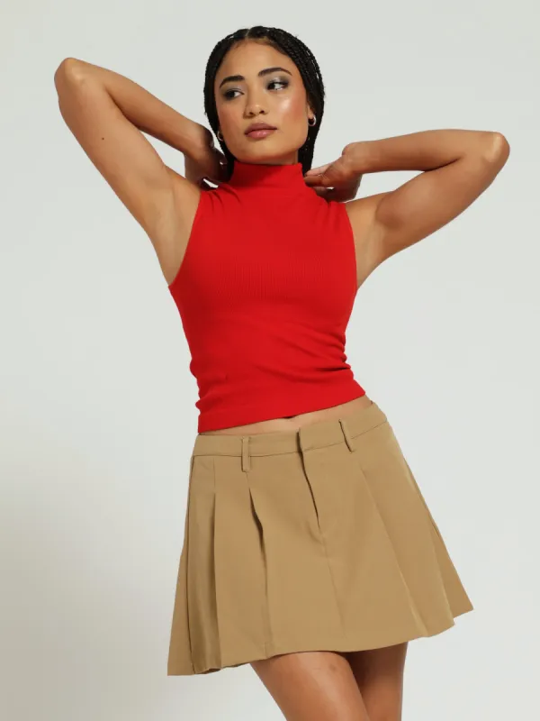 Turtle Seamless Tank Top - Red sold by Edgars