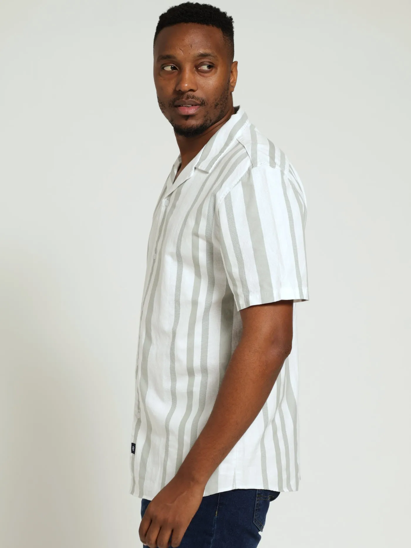 Revere Stripe Shirt - White sold by Edgars product image thumbnail 2