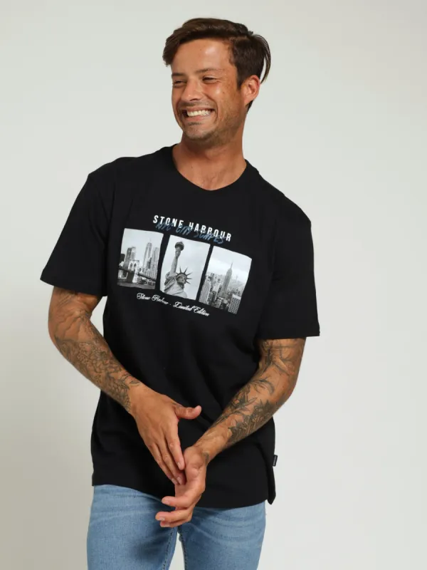 Supply & Demand Tee - Black sold by Edgars