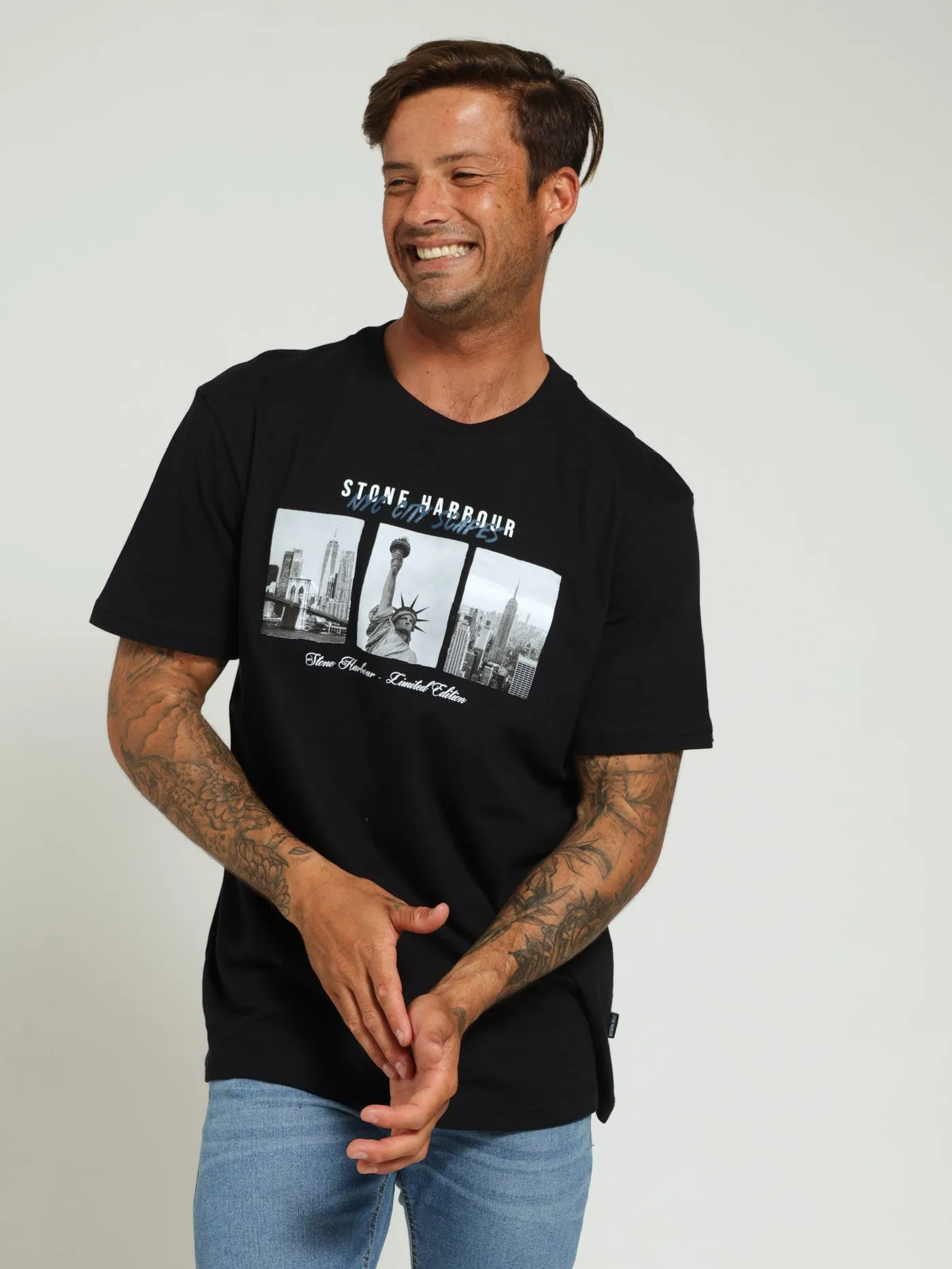 Supply & Demand Tee - Black sold by Edgars