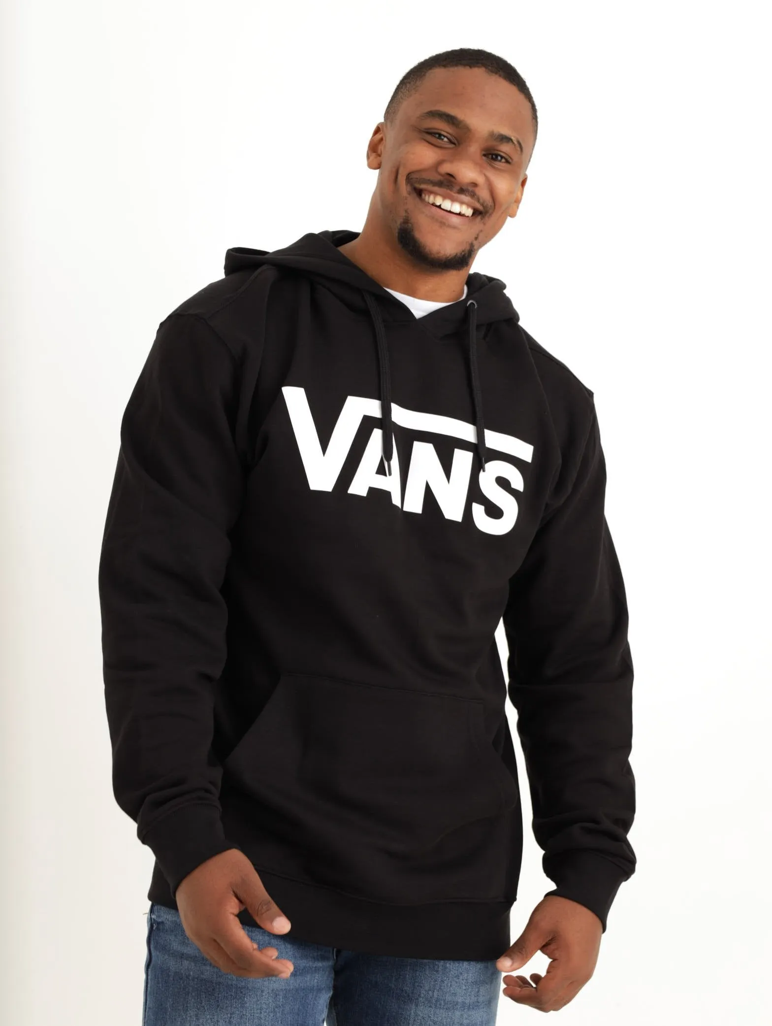 Men's Classic Hooded Pullover - Black sold by Edgars