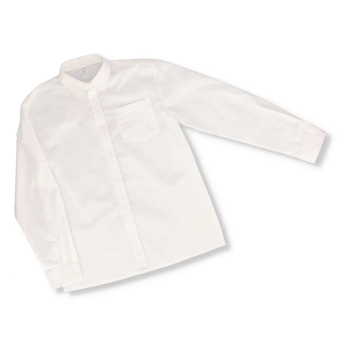 Boys Long Sleeve Regular Shirt - White sold by Edgars