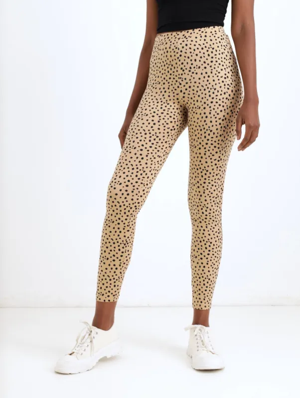 Ladies Hi-Waist Ani Legging - Stone sold by Edgars