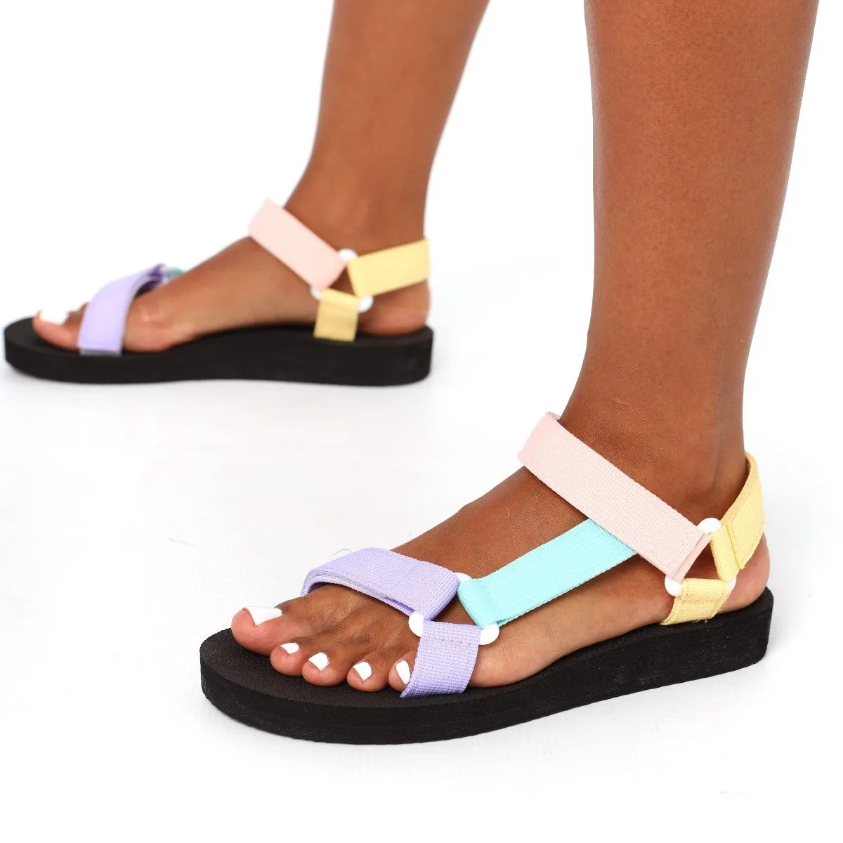 Ladies Velcro Strap Sport Sandal sold by Edgars