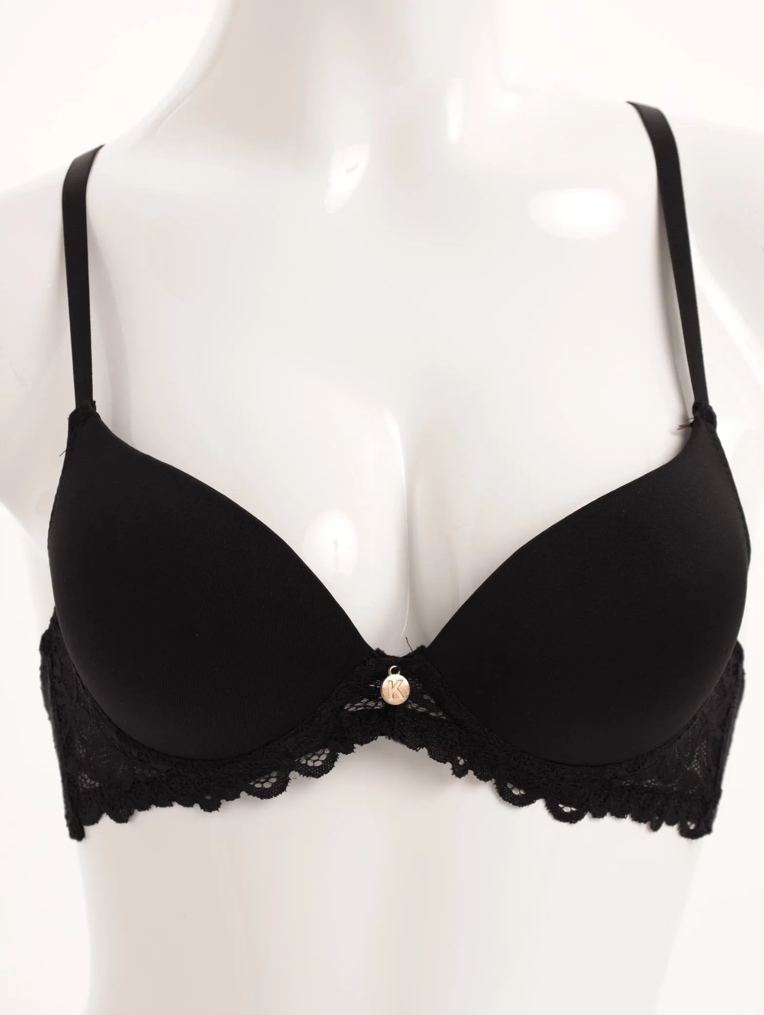 Ladies Single Double Push Up Bra - Black sold by Edgars