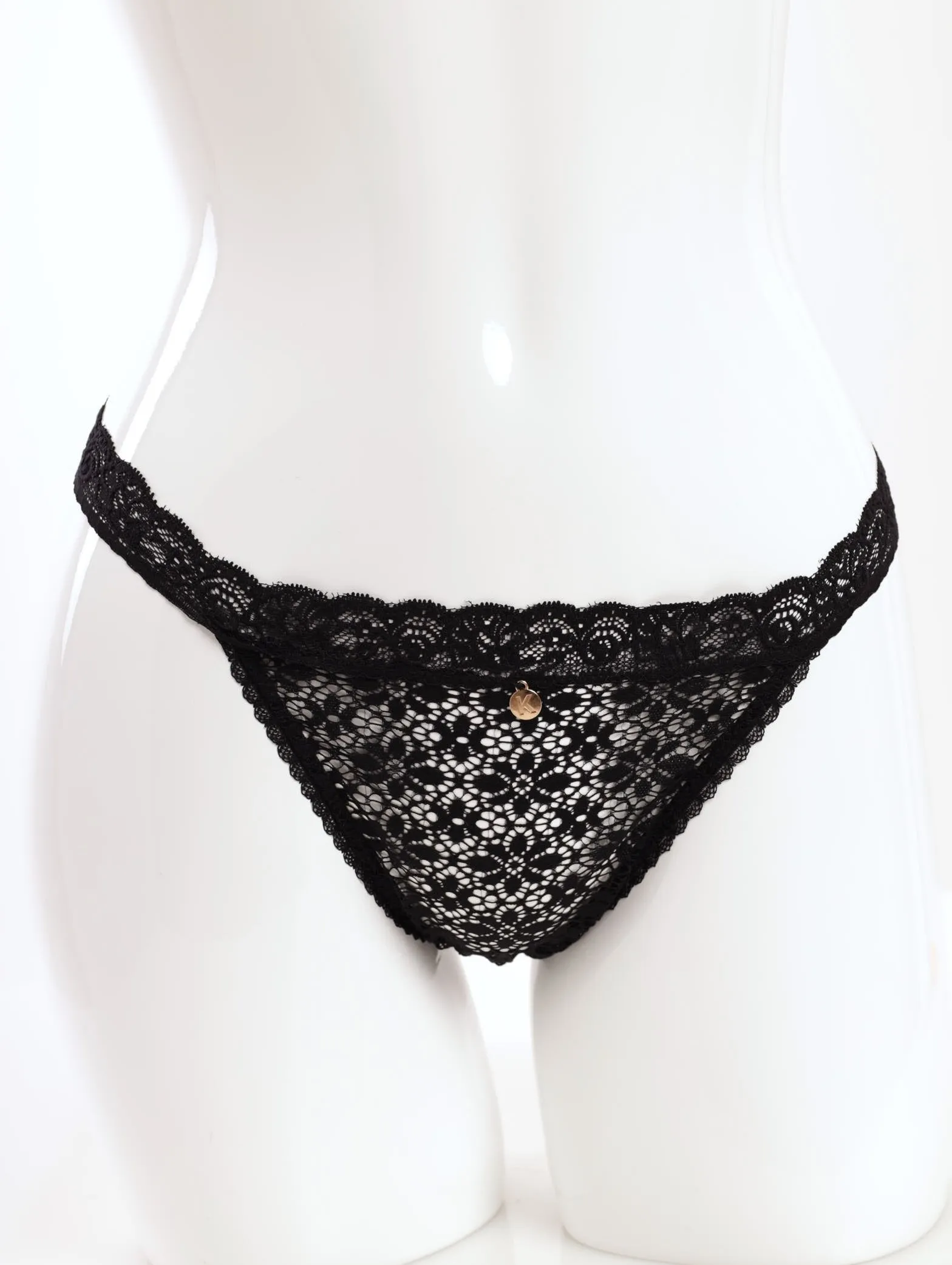 Ladies 3 Pack All Over Lace Thong Panty sold by Edgars