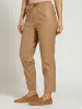 Pull On Pu Anklegrazer Pants With Drawstring - Stone sold by Edgars 