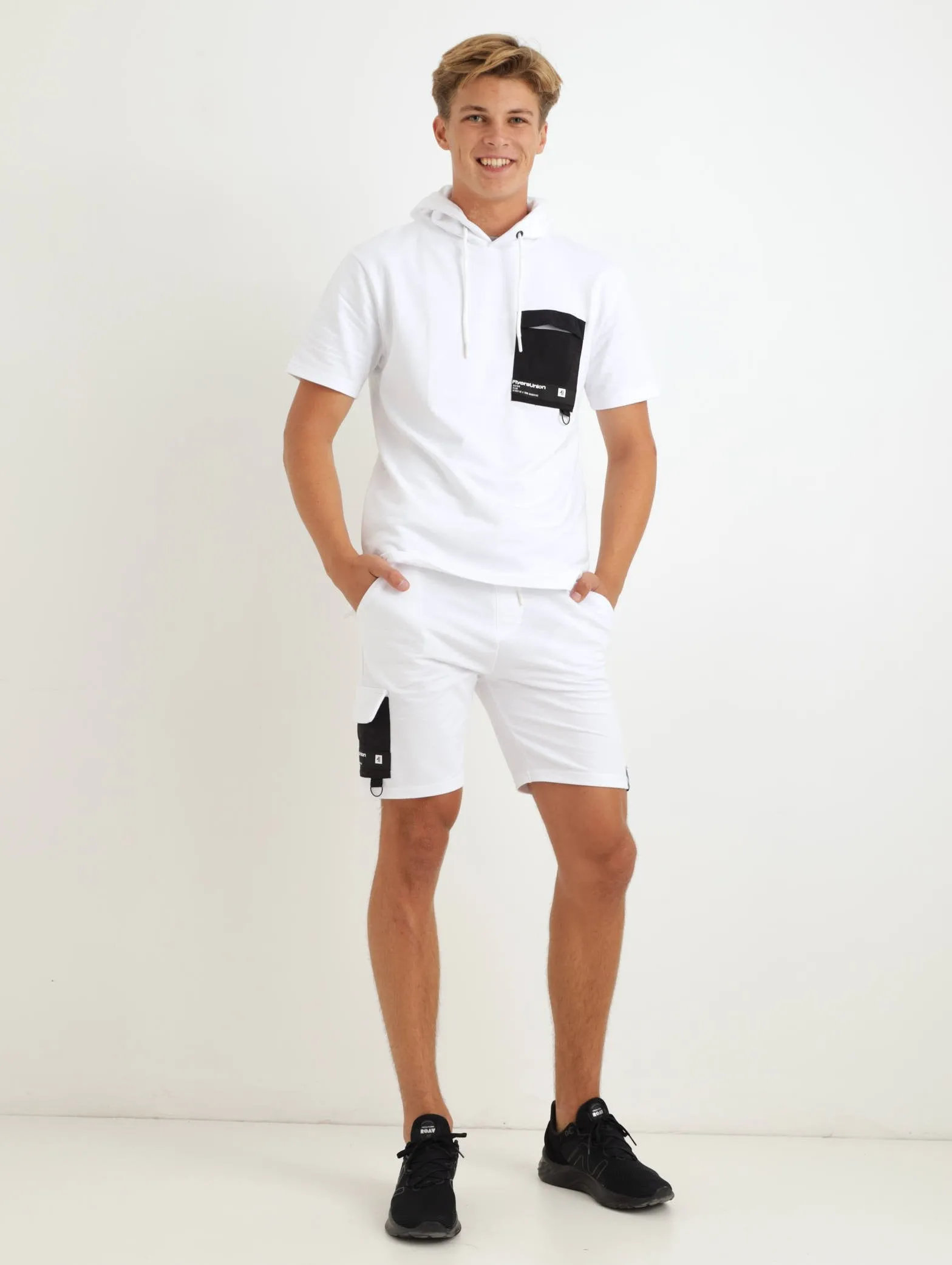 Men's Utility Fleece Short - White sold by Edgars