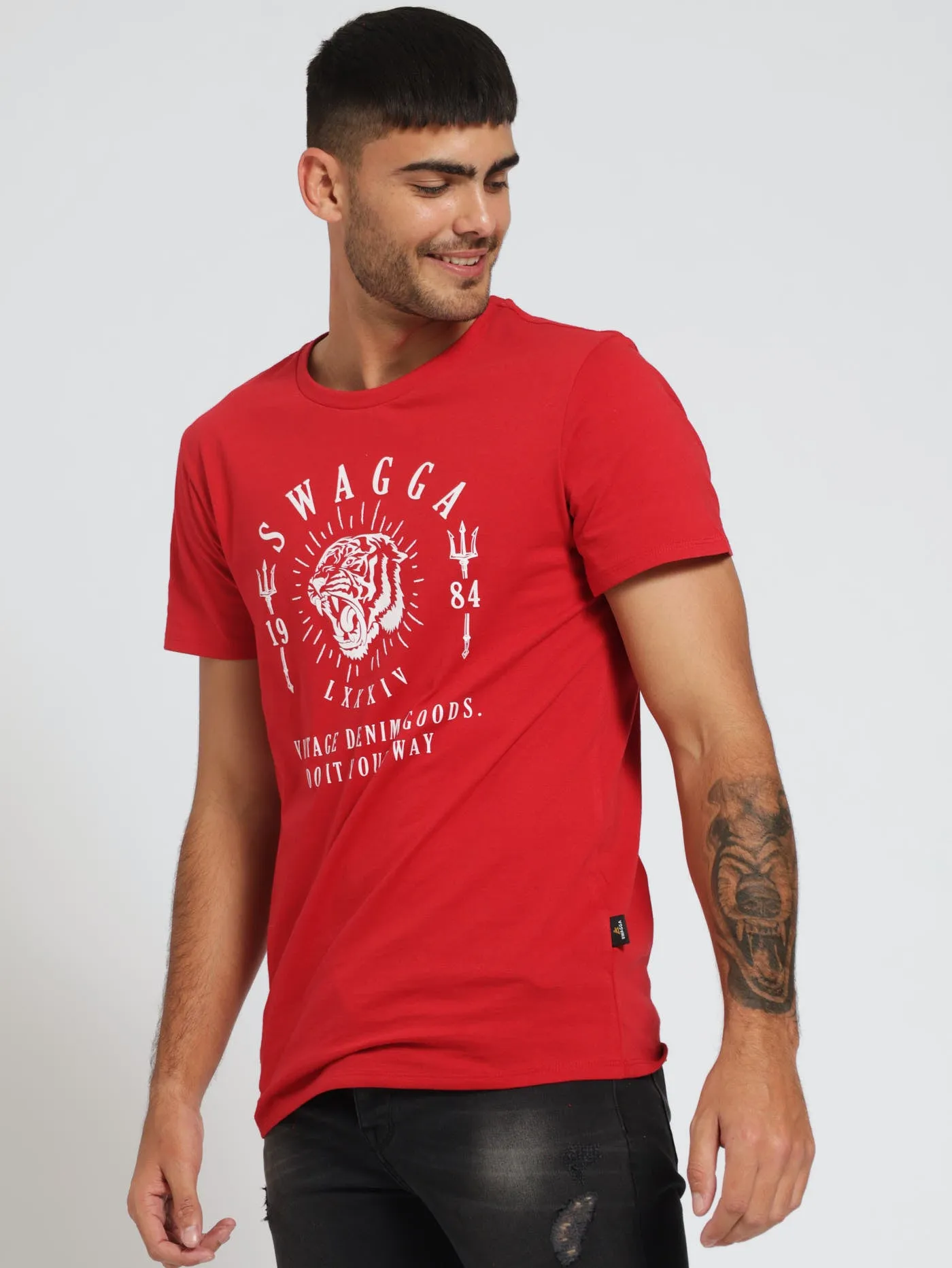 Basic Print Tee - Red sold by Edgars product image thumbnail 2