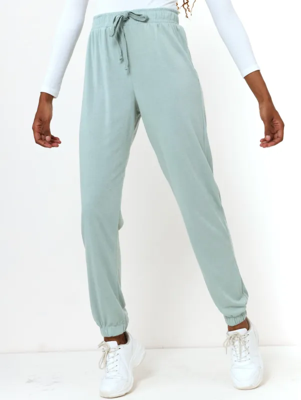 Ladies Drapy Jogger - Sage sold by Edgars