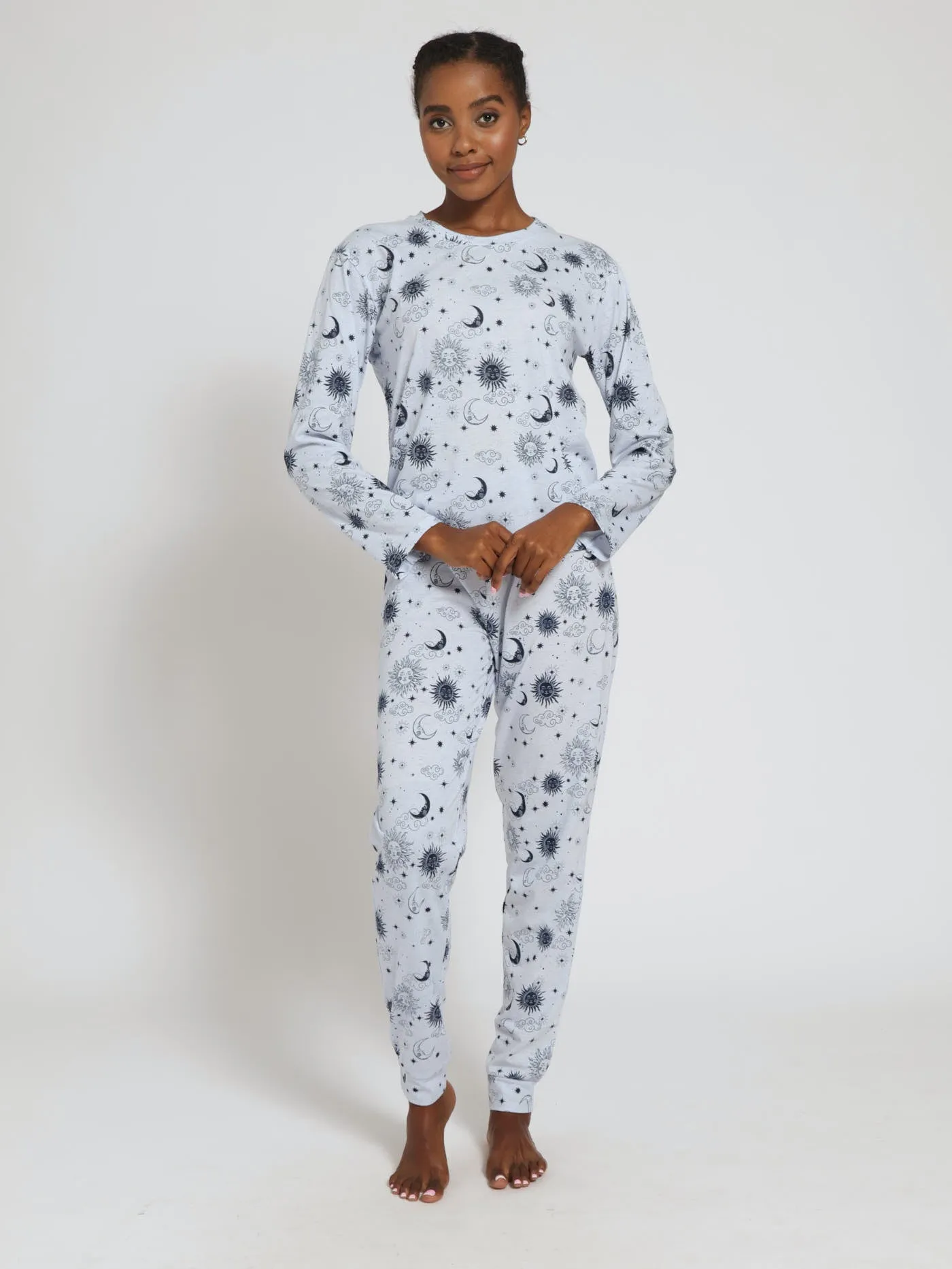 Long Sleeve Boyfriend Fit Tee - Blue sold by Edgars product image thumbnail 2