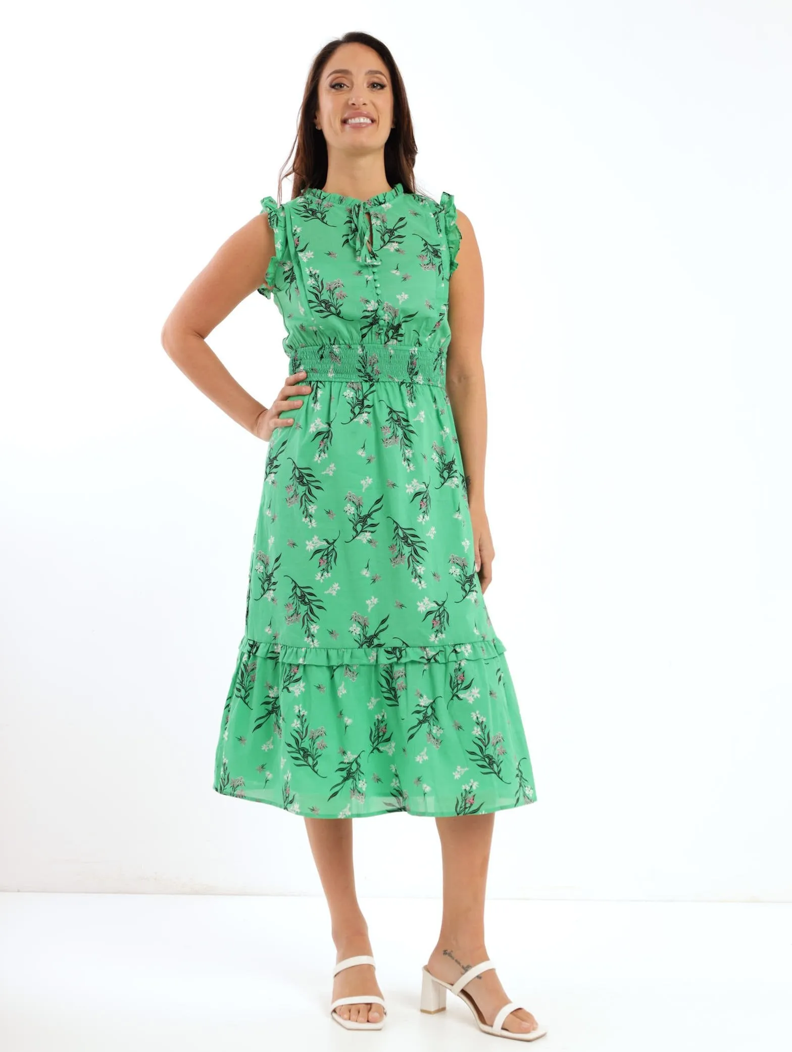 Ladies Printed Tea Dress sold by Edgars