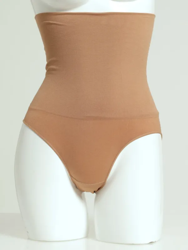 2 Pack Seamless Shapewear Brief - Mocha/Black sold by Edgars