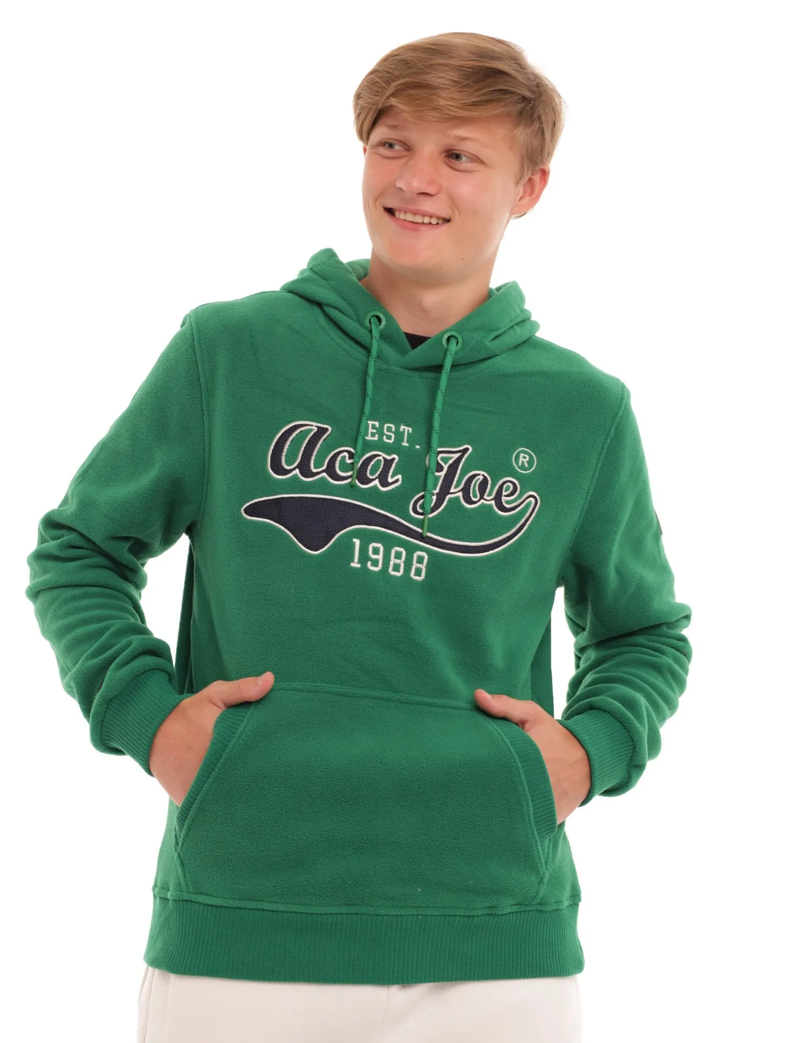 Men's Rubber Logo Polar Top - Green sold by Edgars