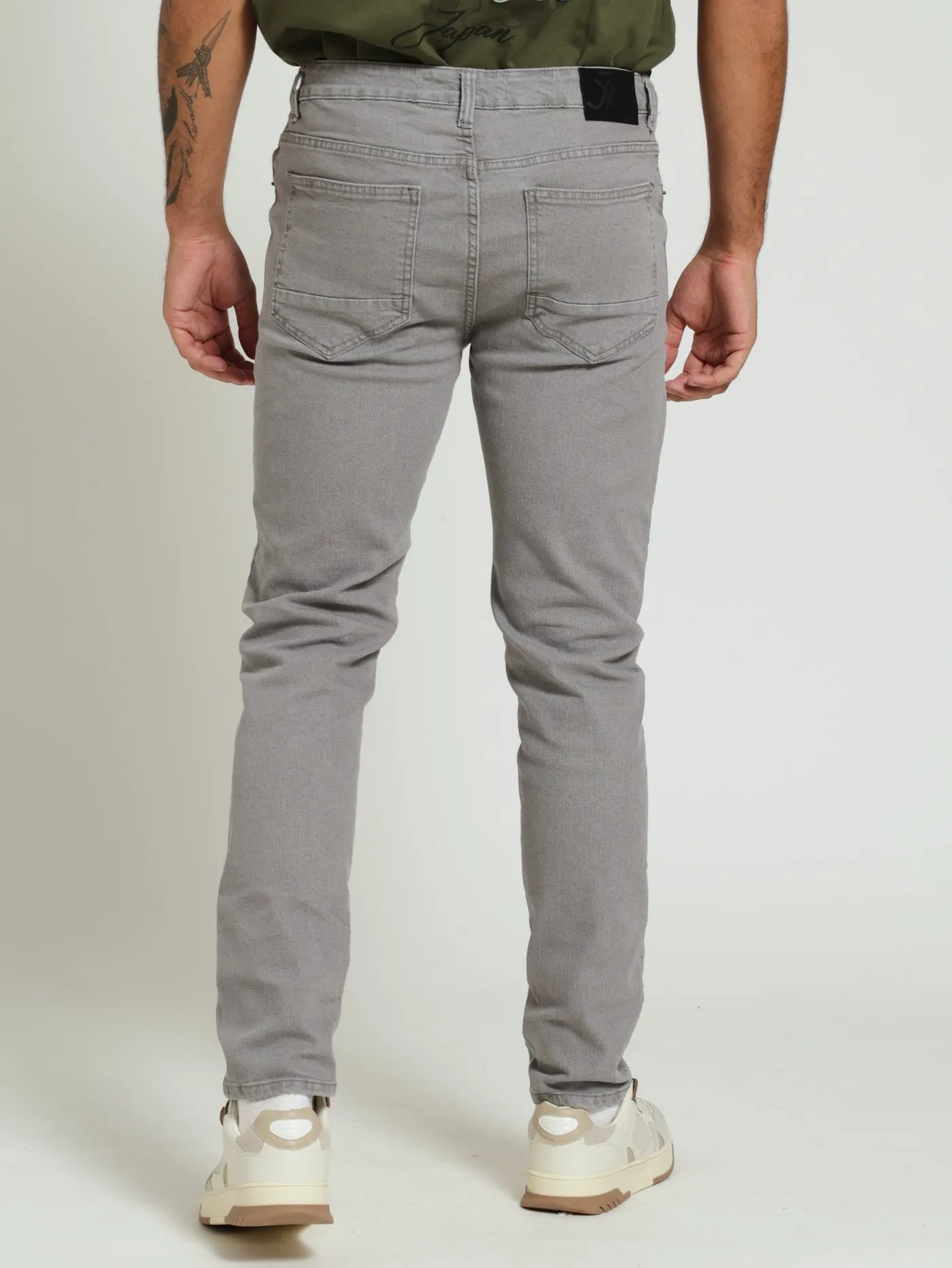 Worn In Skinny Denim Jean - Grey sold by Edgars product image thumbnail 3