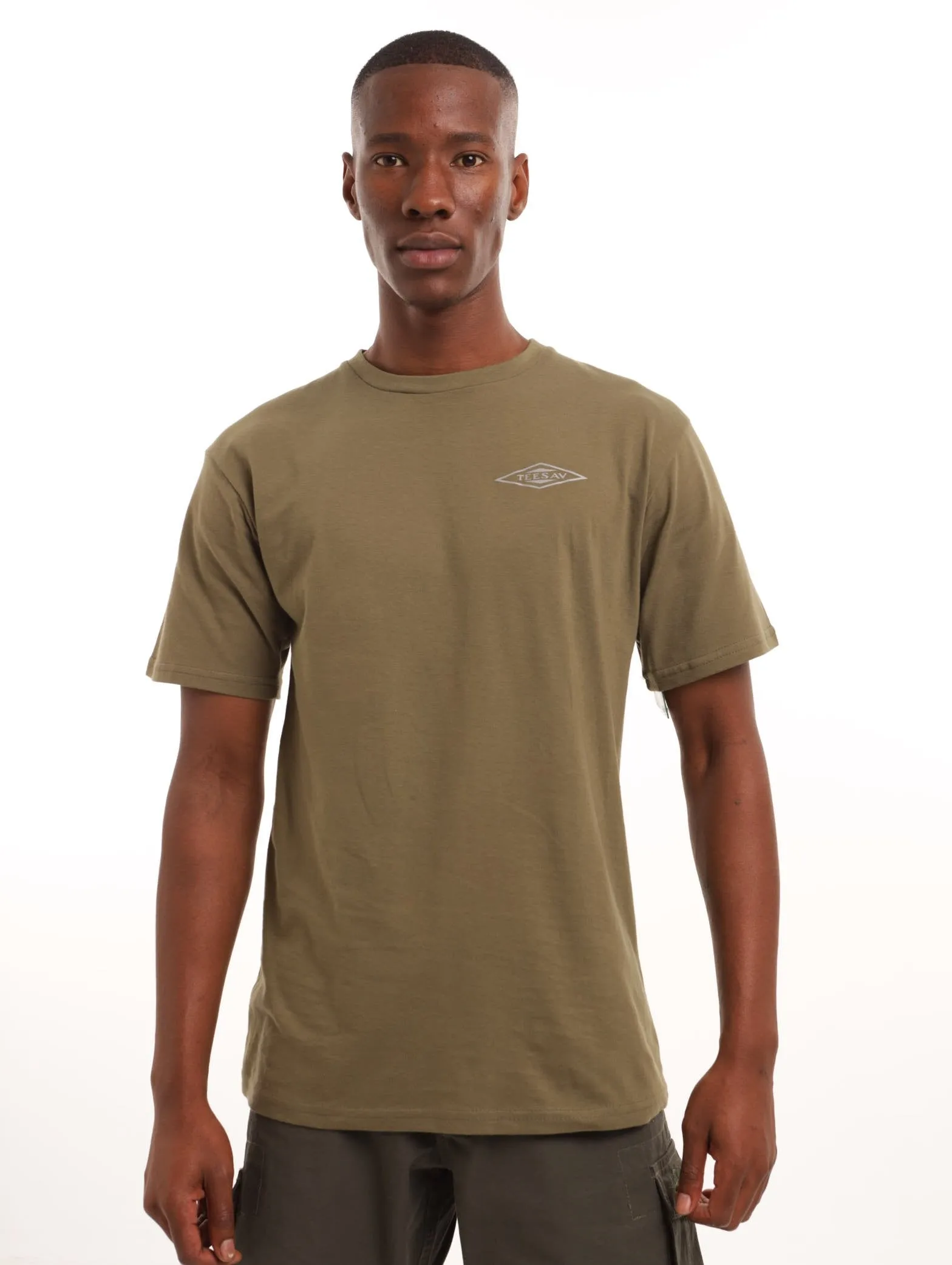 Men's Basic Tee - Olive sold by Edgars