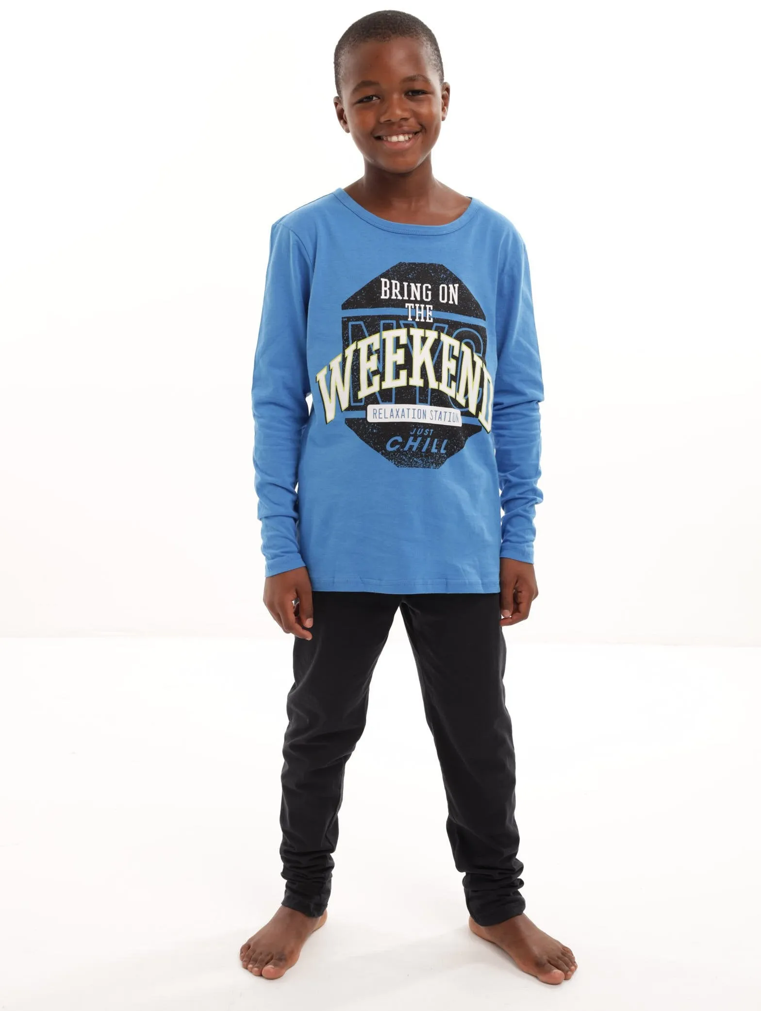 Boys Weekend Sleepset - Blue/Black sold by Edgars
