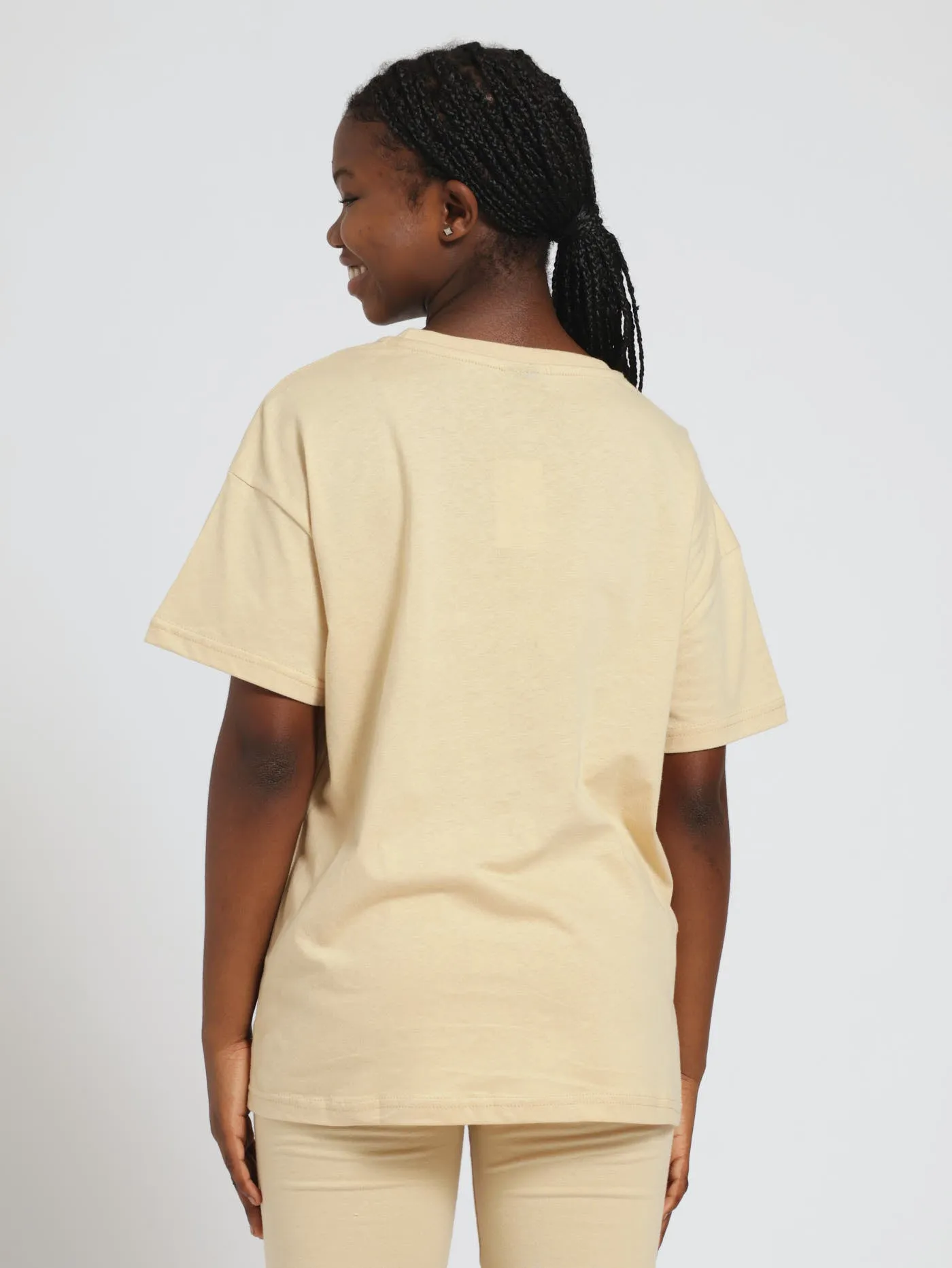 Girls Oversized Tee - Stone sold by Edgars product image thumbnail 3