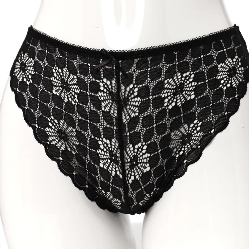 Ladies Single Fashion Brazilian Panty - Black sold by Edgars