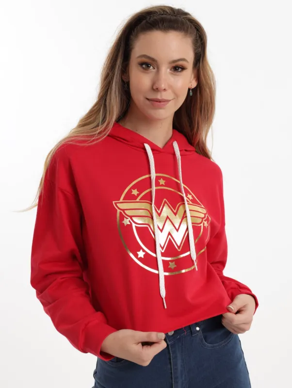 Ladies Character Fleece Active Top - Red sold by Edgars