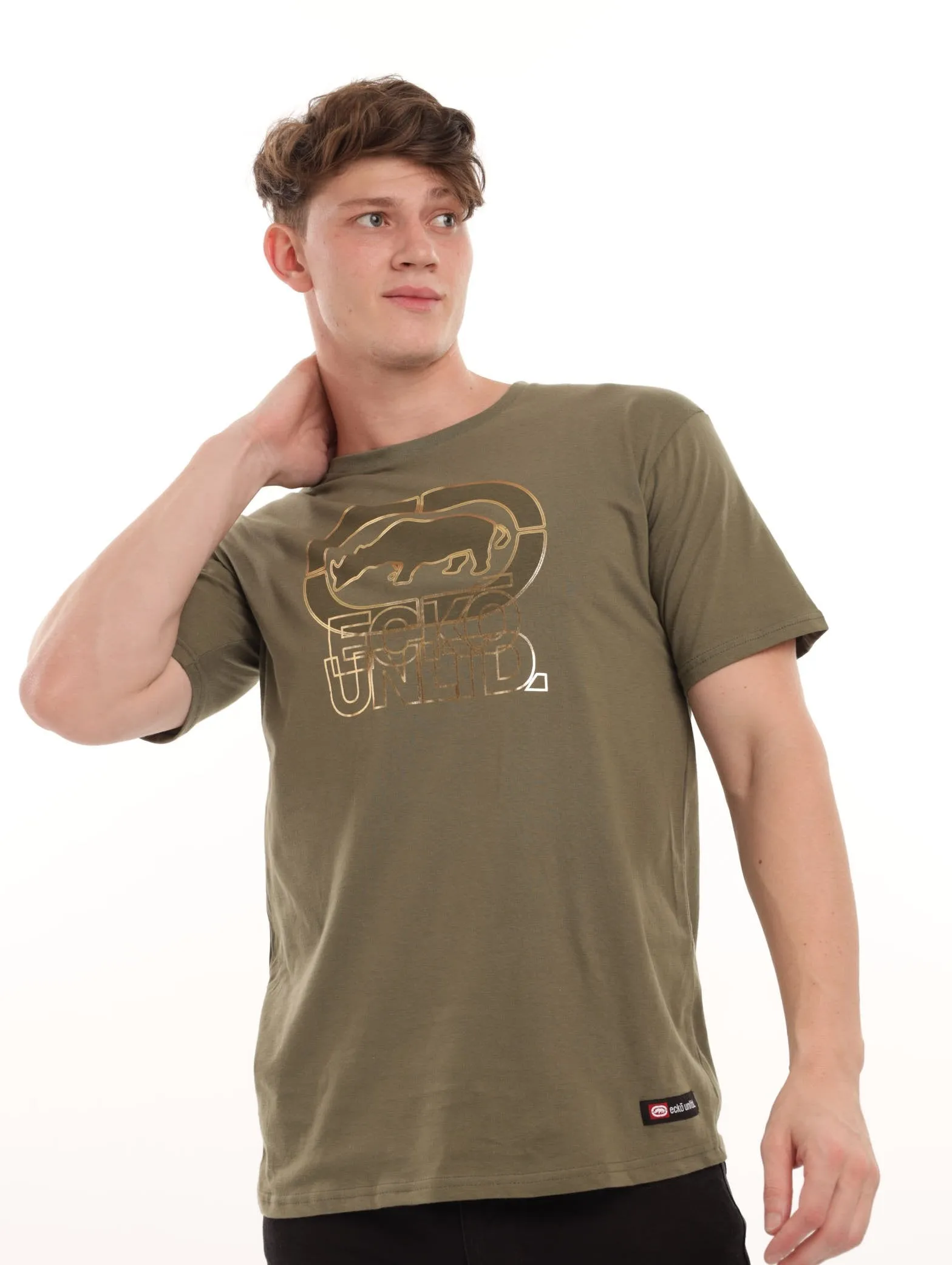 Men's Foil Rhino Tee - Fatigue sold by Edgars
