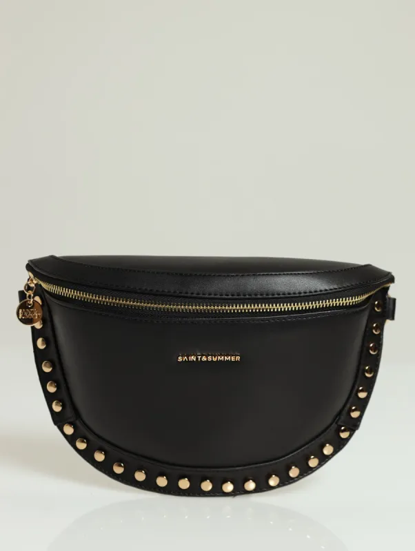 Studded Edge Bumbag - Black sold by Edgars