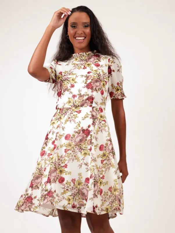 Ladies A-Line Printed Tea Dress sold by Edgars