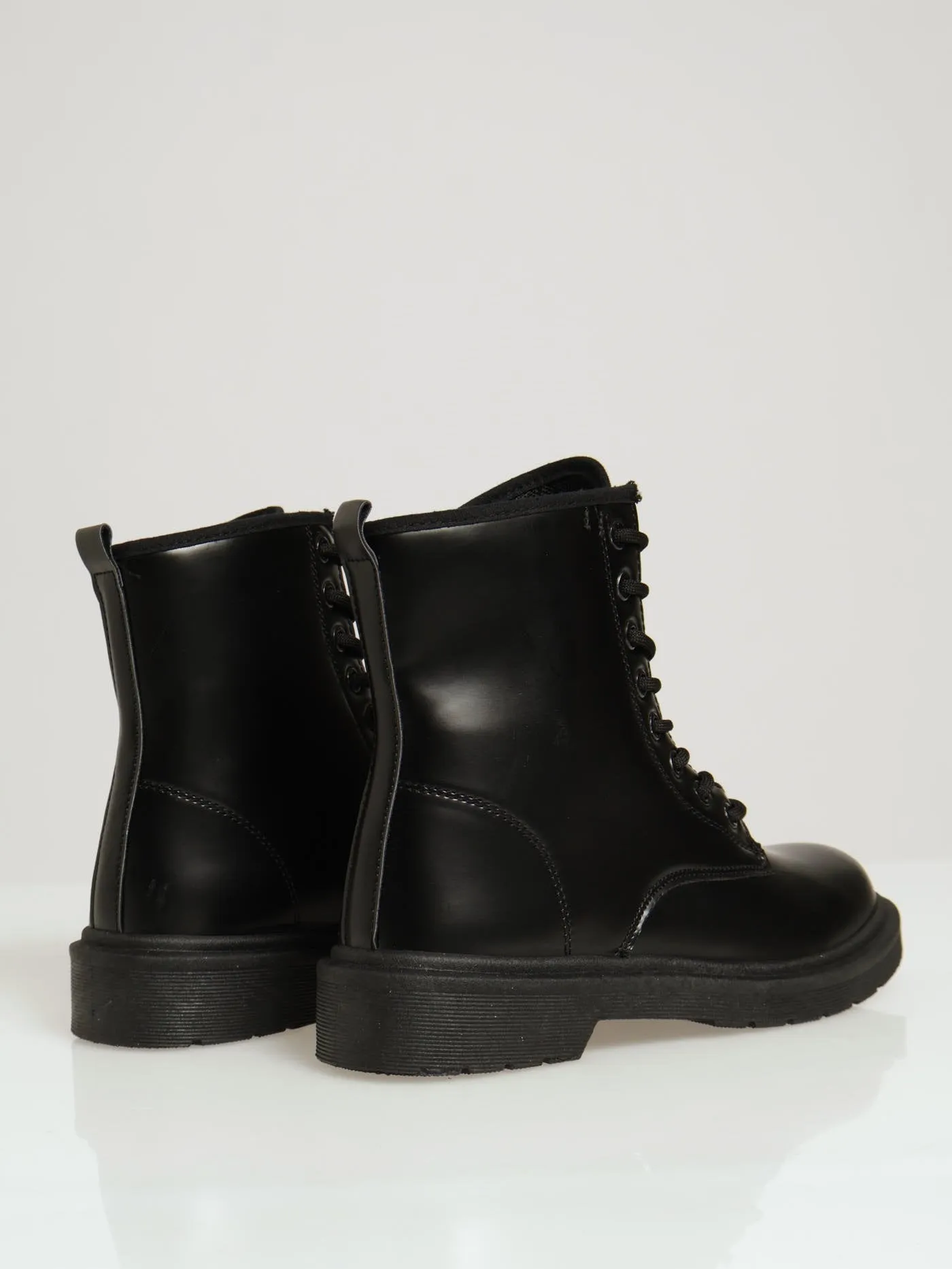 Boys Pu Lace Up Boot - Black sold by Edgars product image thumbnail 2