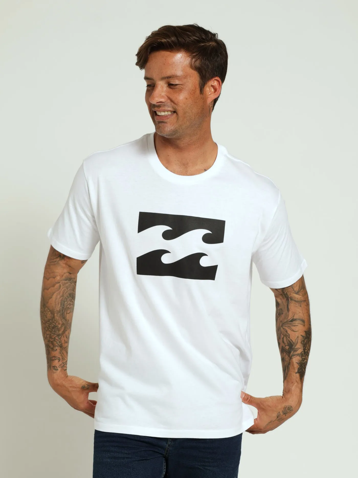 Team Wave Tee - White sold by Edgars