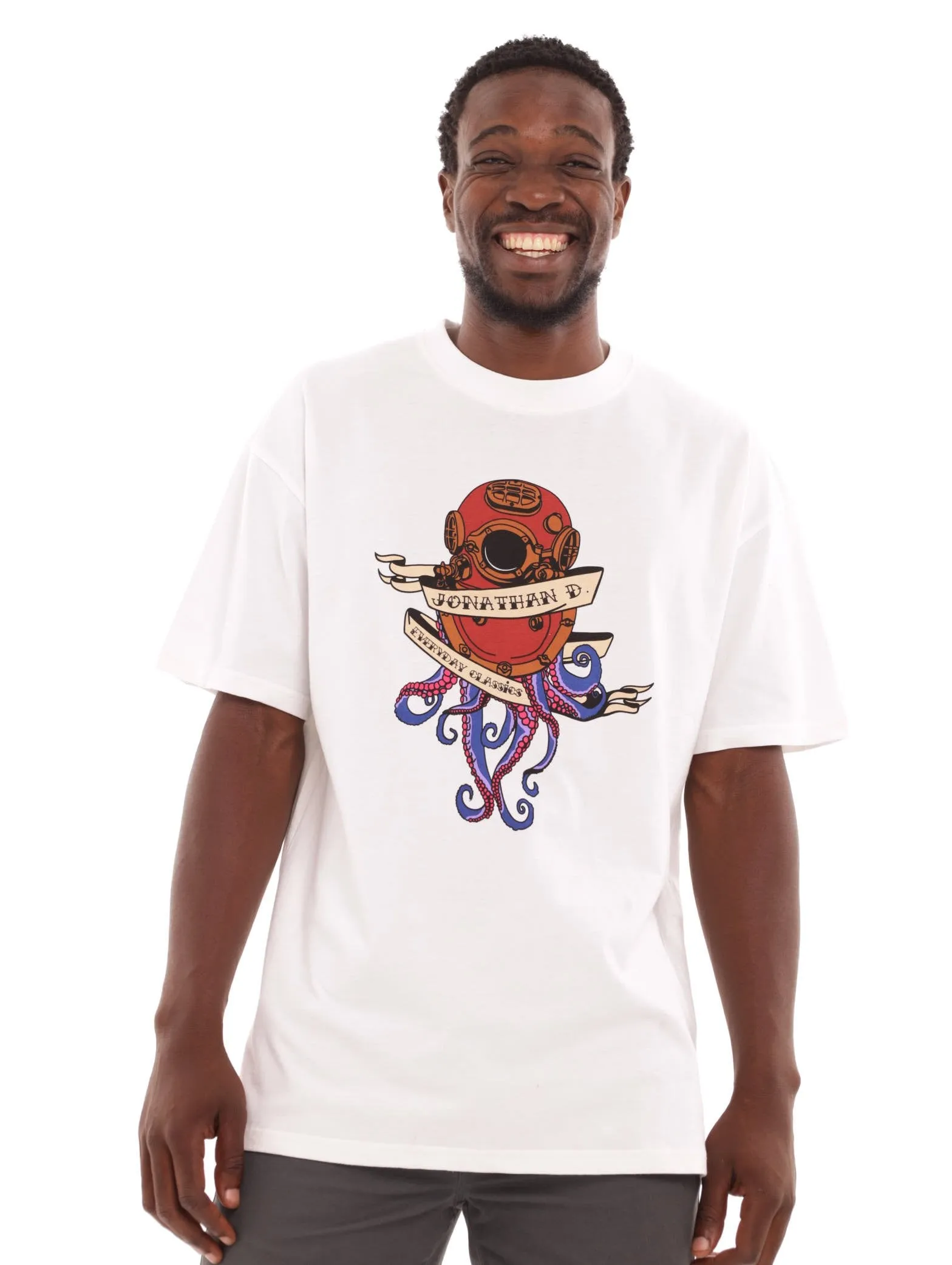 Men's Gibbs T-Shirt - White sold by Edgars