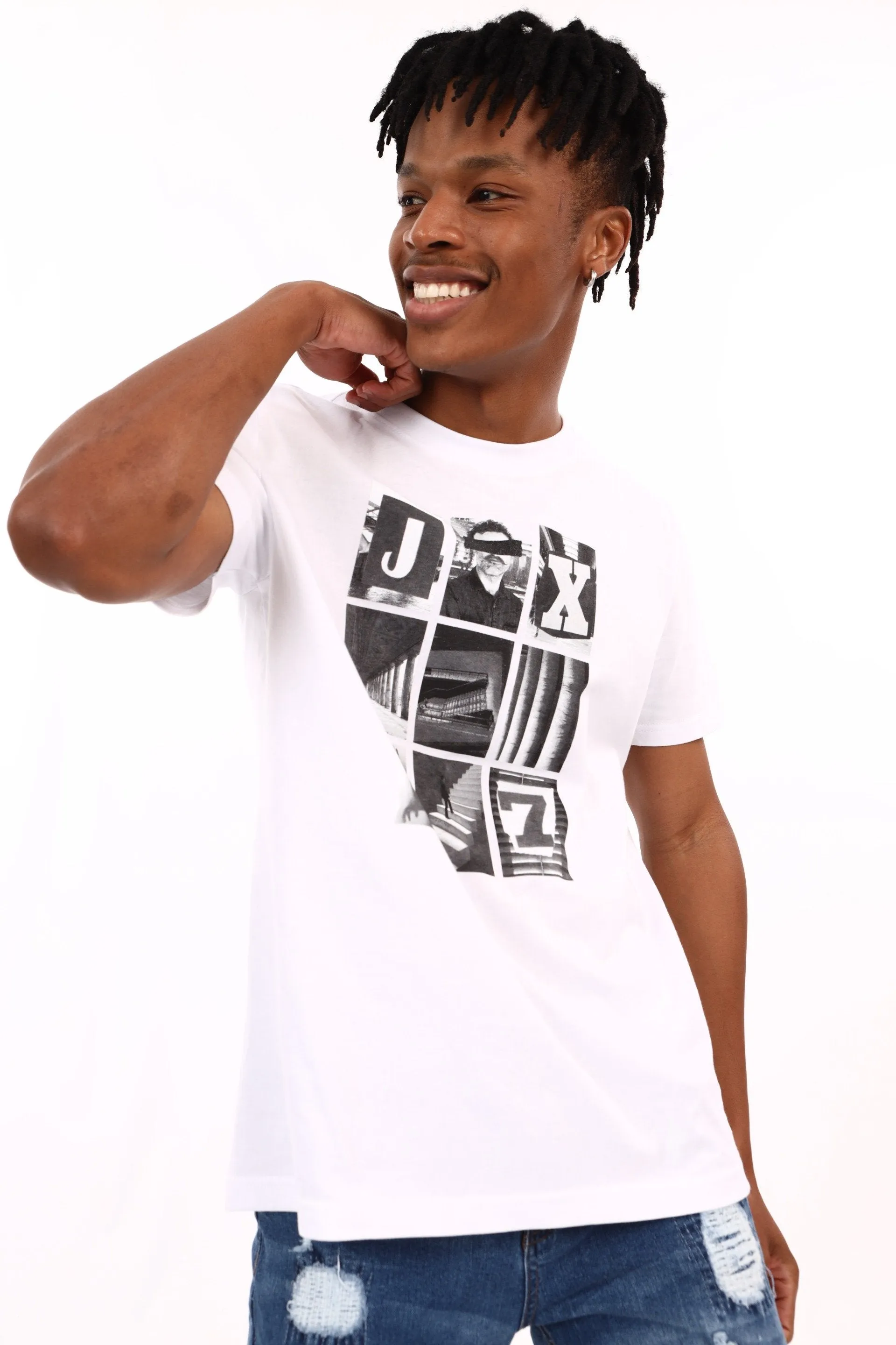 Men's Photo Icon Tee - White sold by Edgars