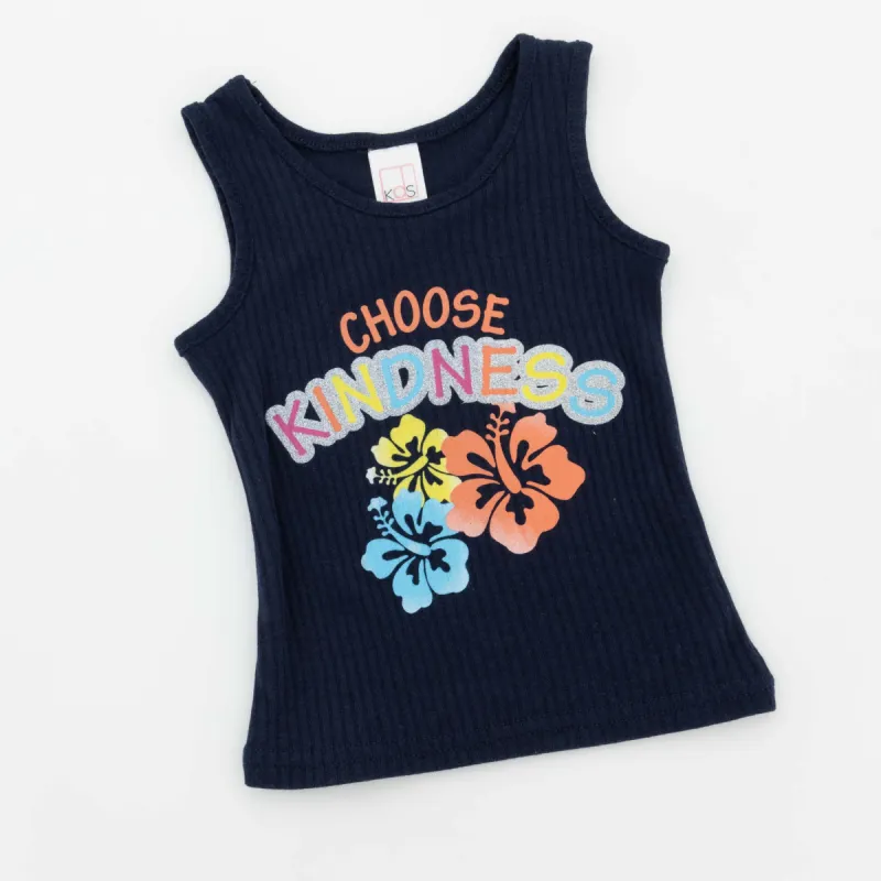 Pre-Girls Kindness Printed Dress - Navy sold by Edgars