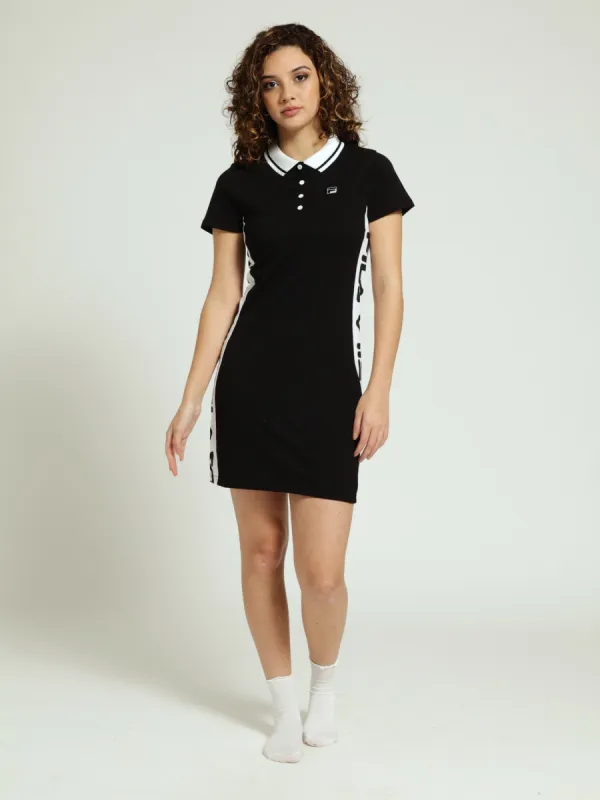 Sophia Golfer Dress - Black sold by Edgars
