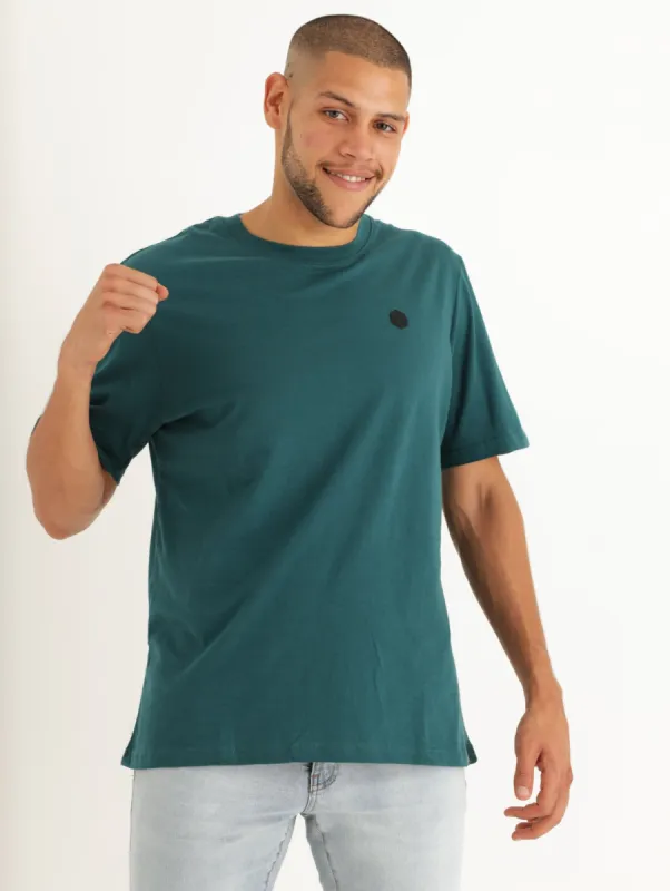 Men's Basic Crew Tee - Teal sold by Edgars