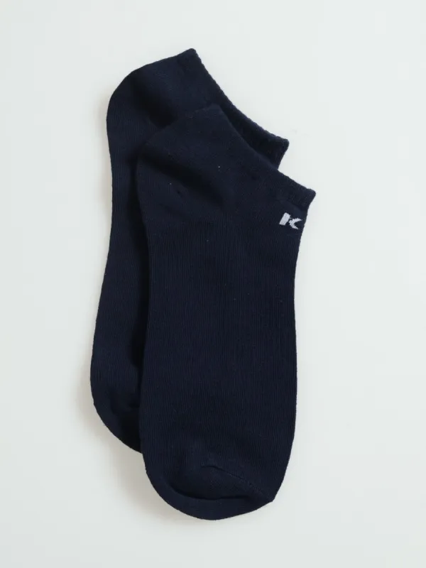 Single Lowcut Sneaker Socks - Navy sold by Edgars