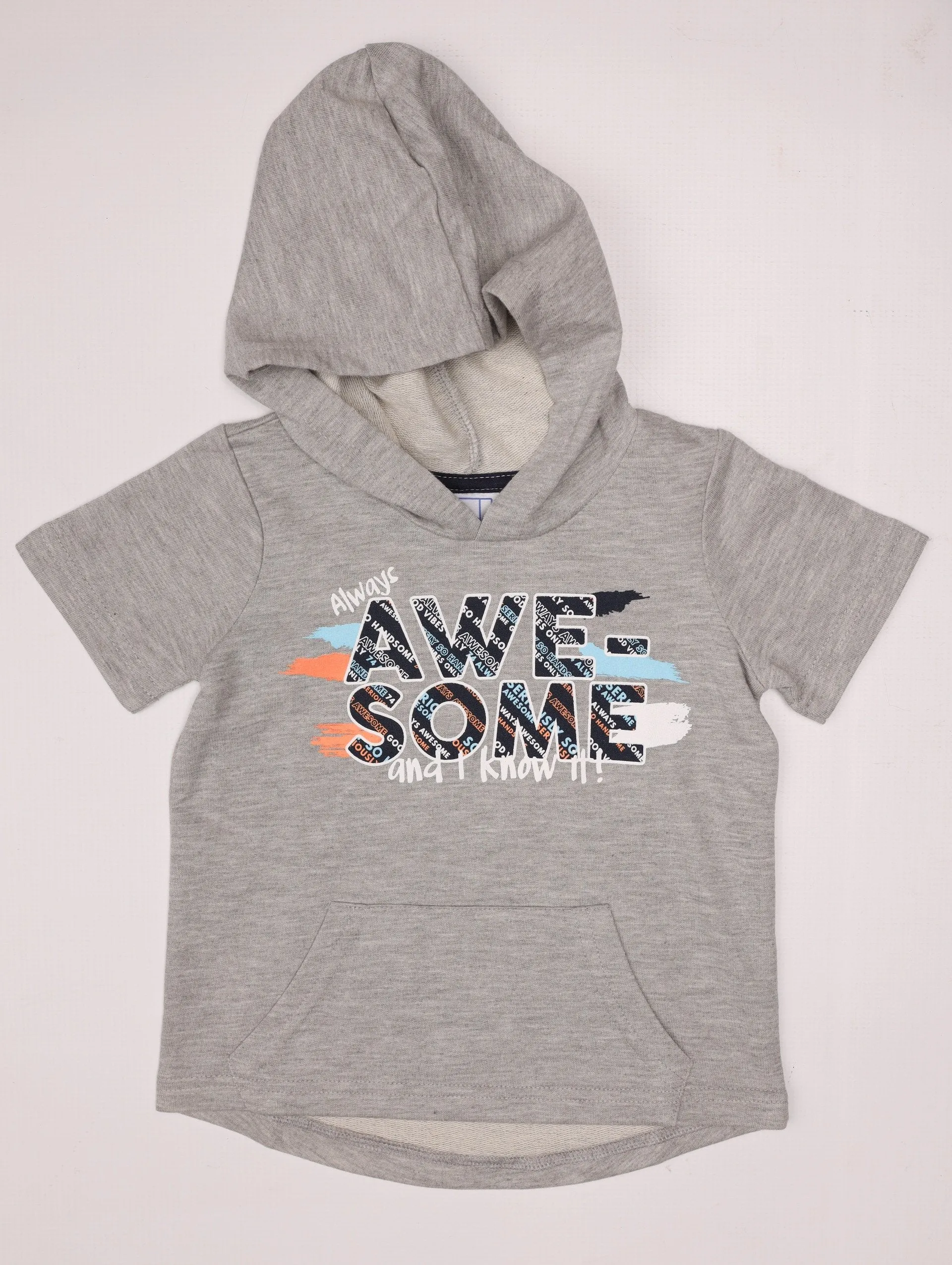 Pre-Boys Grey Mel Flc Hoody sold by Edgars