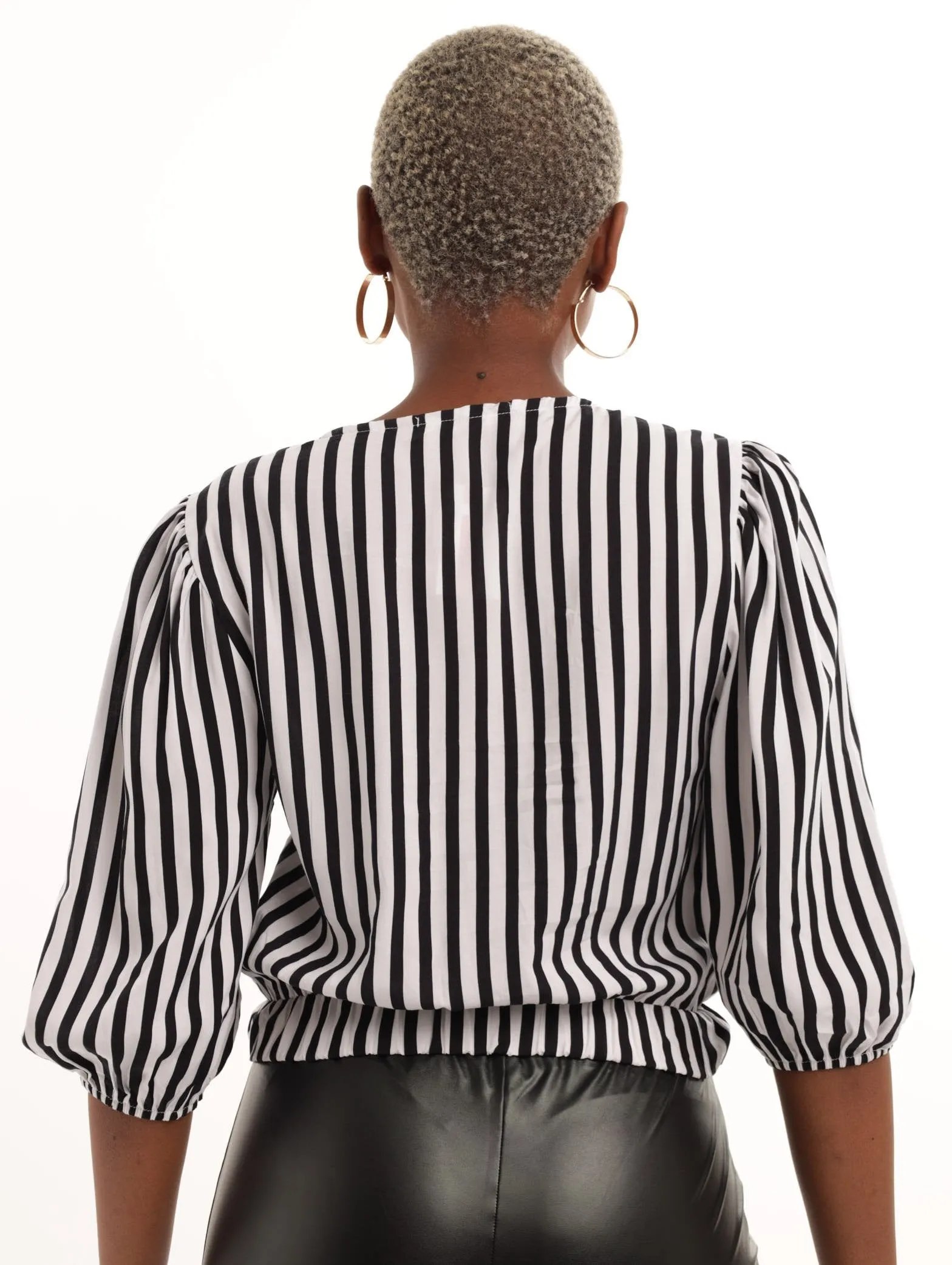 Ladies Striped Cross-Over Top sold by Edgars product image thumbnail 3