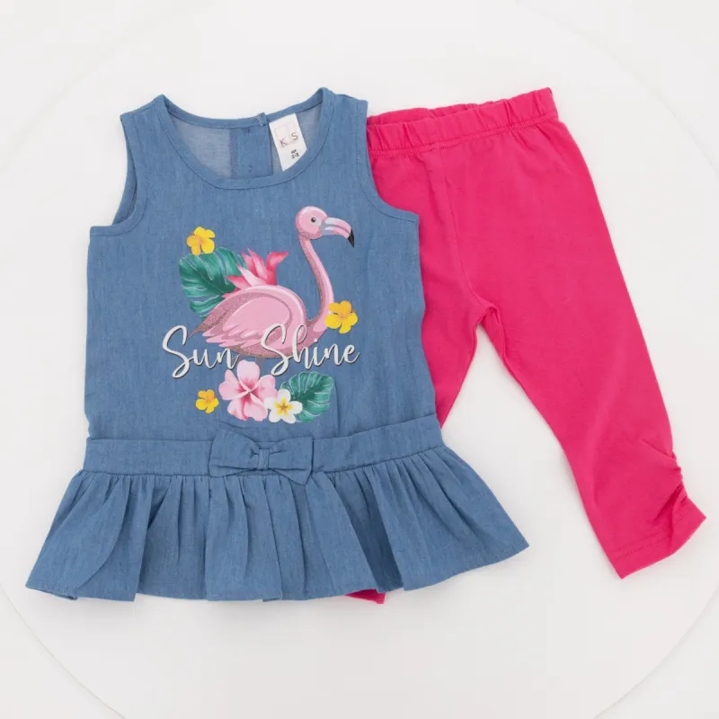 Pre-Girls Denim Tunic Set sold by Edgars