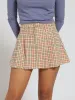 Check Pleated Skirt - Brown sold by Edgars