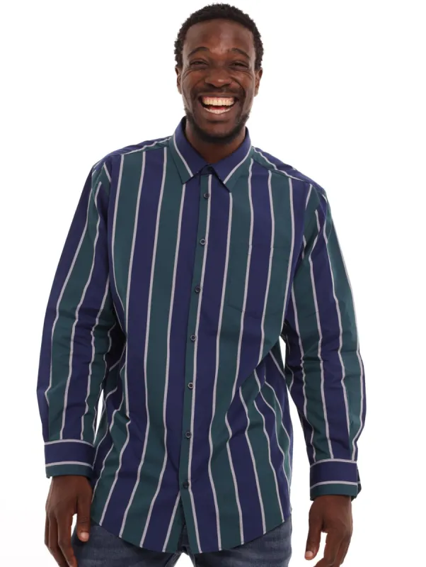 Men's Striped Button Down Shirt sold by Edgars
