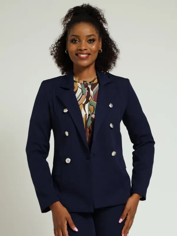 Nautical Work Blazer - Navy sold by Edgars