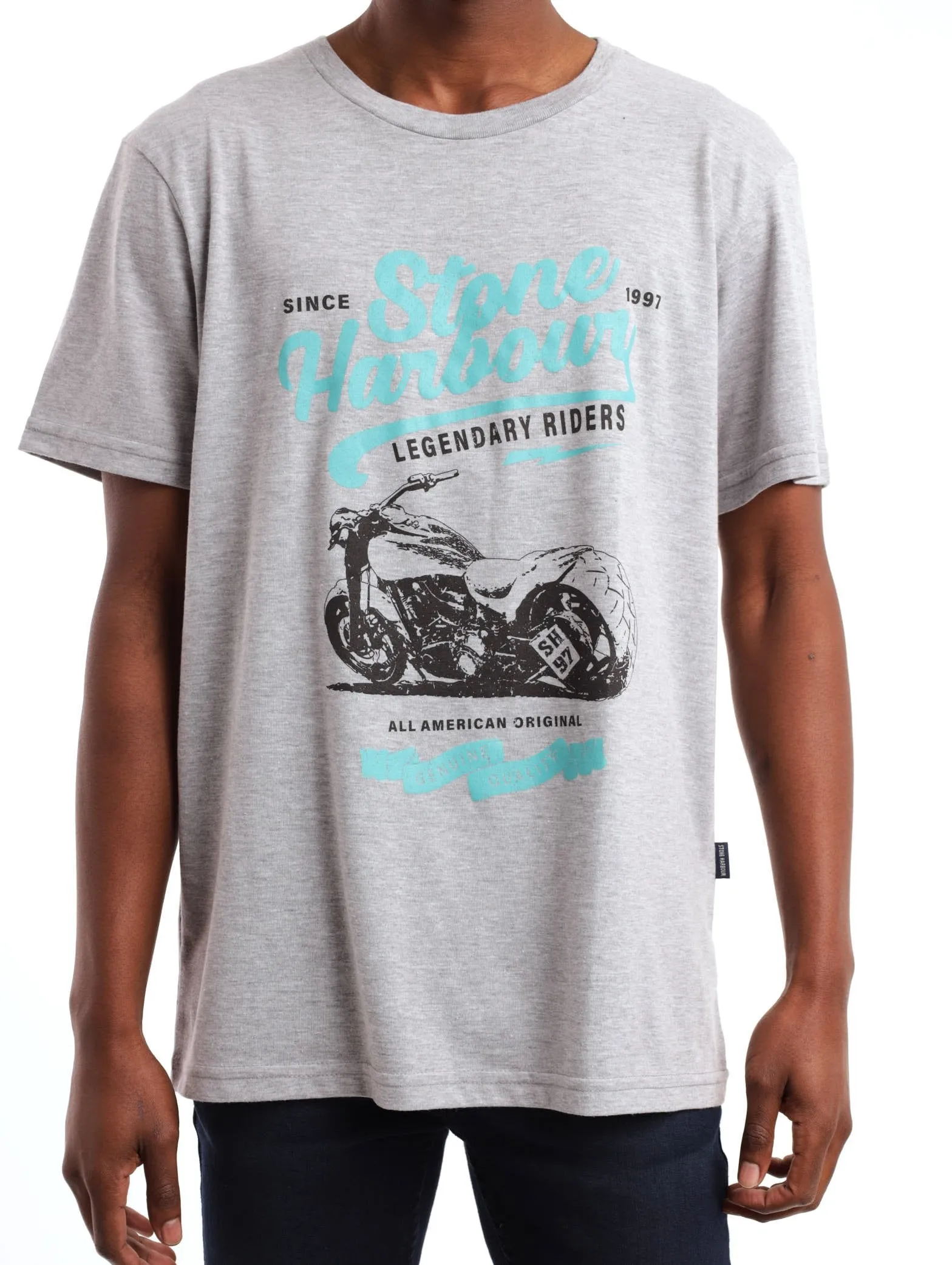 Men's Harley Tee - Grey sold by Edgars