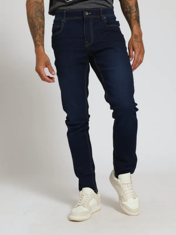 Soviet Alcazar Skinny Denim Jean - Dark Indigo sold by Edgars