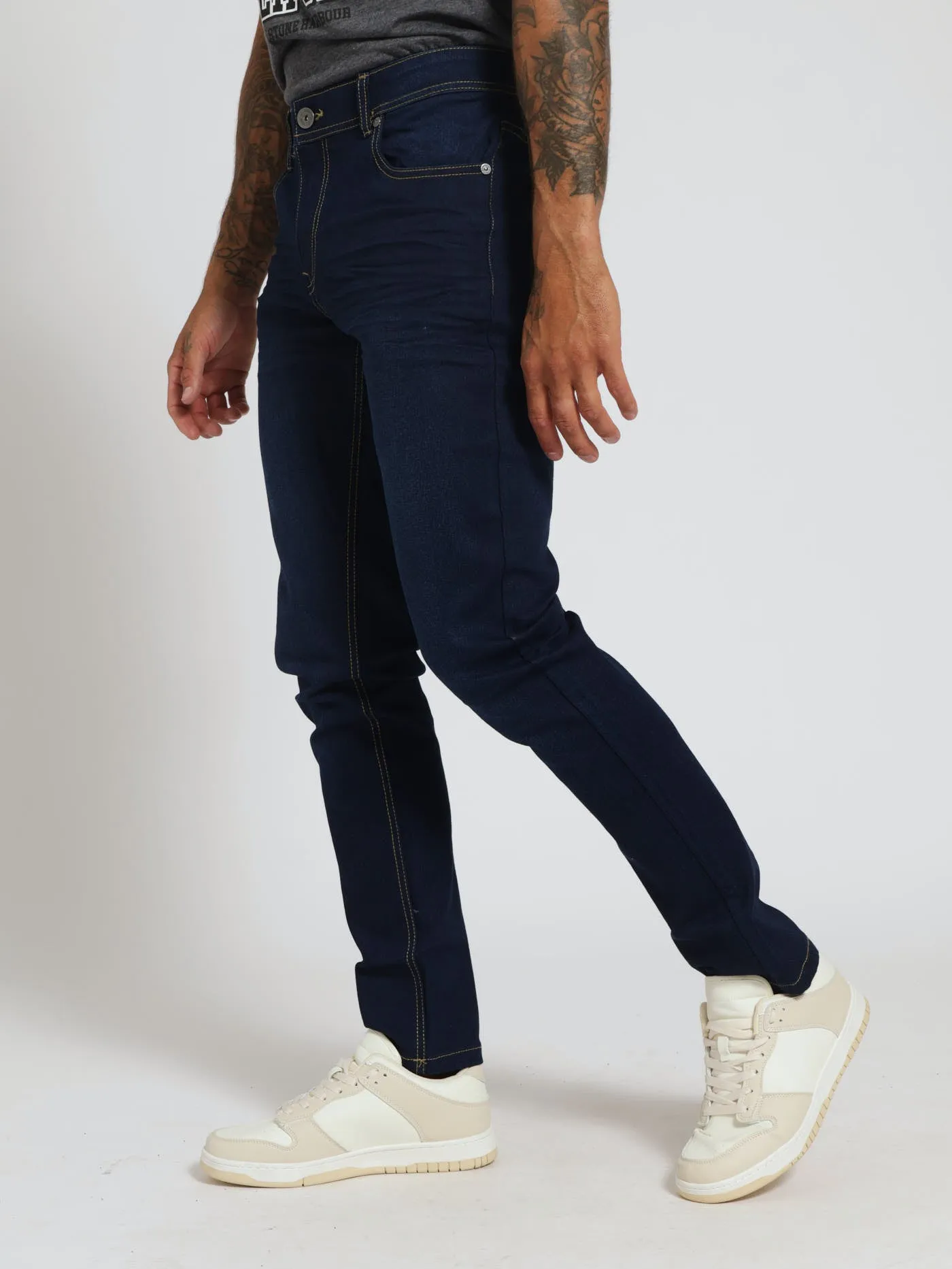 Soviet Alcazar Skinny Denim Jean - Dark Indigo sold by Edgars product image thumbnail 3