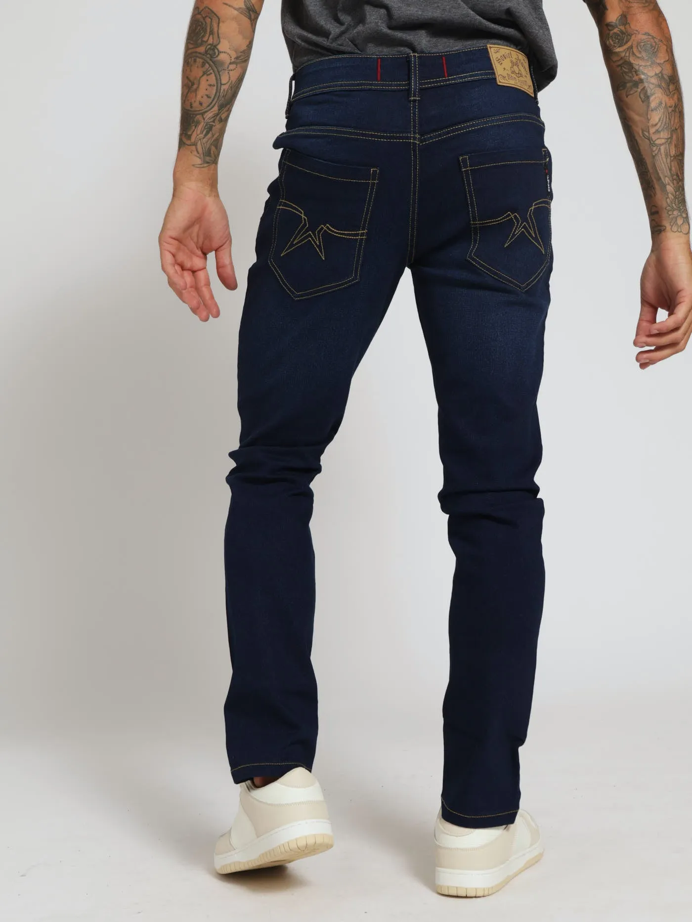Soviet Alcazar Skinny Denim Jean - Dark Indigo sold by Edgars product image thumbnail 4