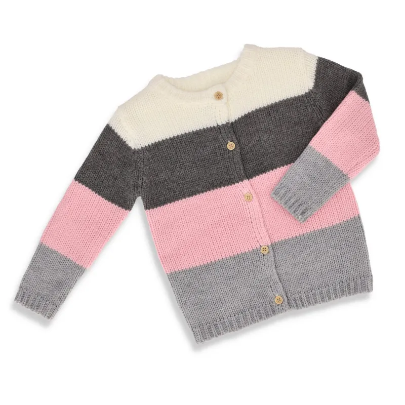 Pre-Girls Striped Cardigan sold by Edgars