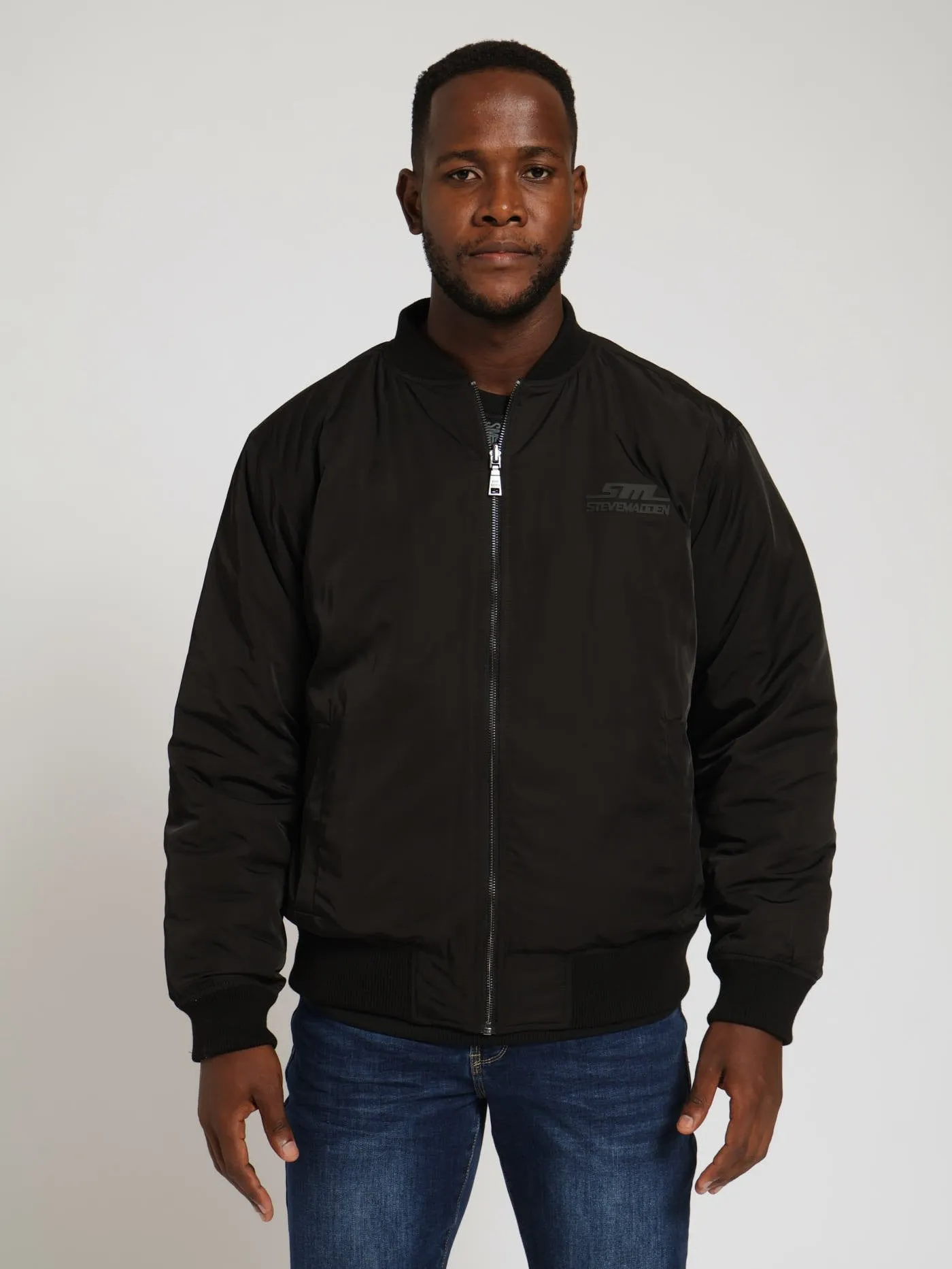 Giovanni Bomber Jacket - Black sold by Edgars