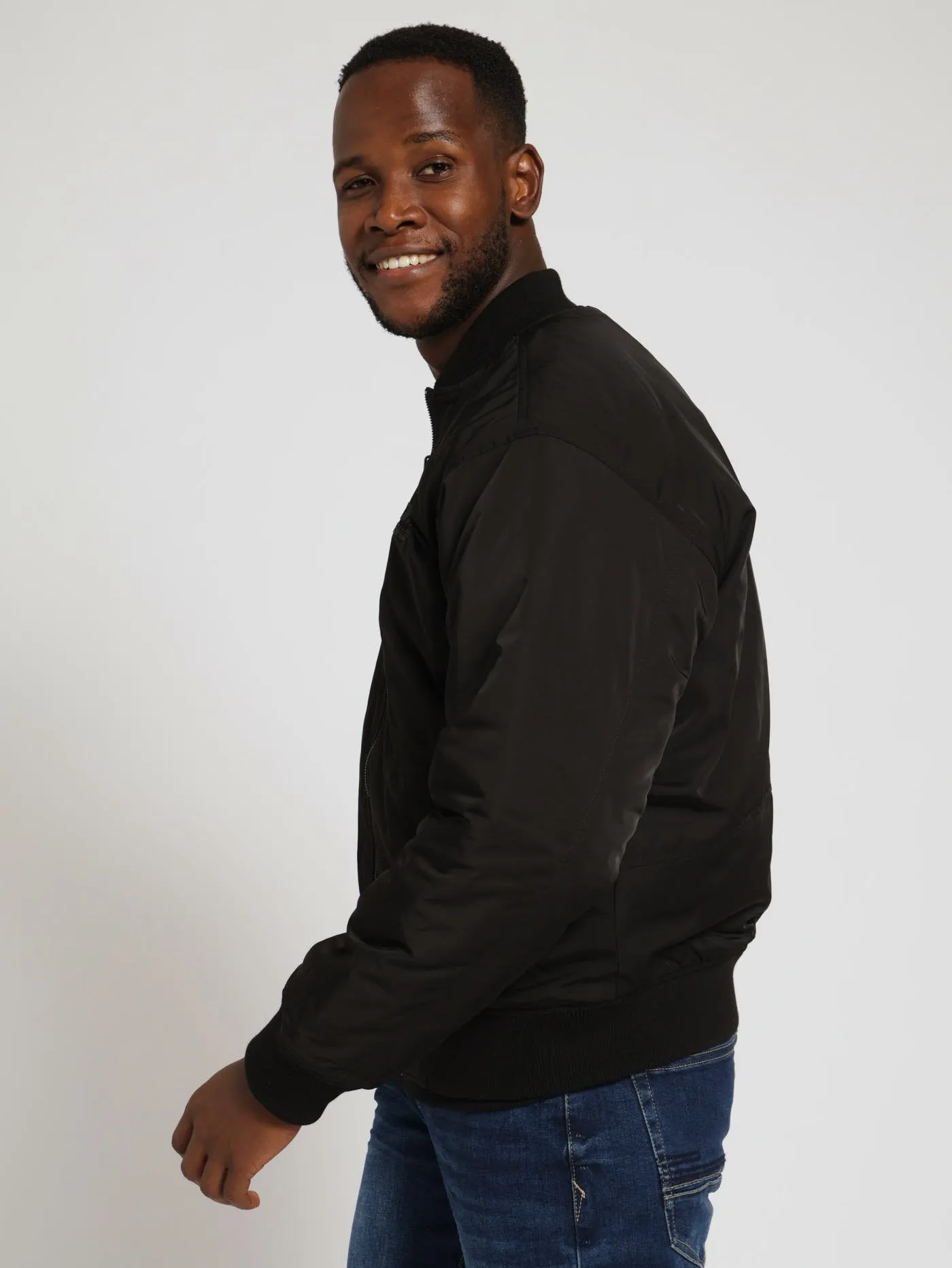 Giovanni Bomber Jacket - Black sold by Edgars product image thumbnail 2