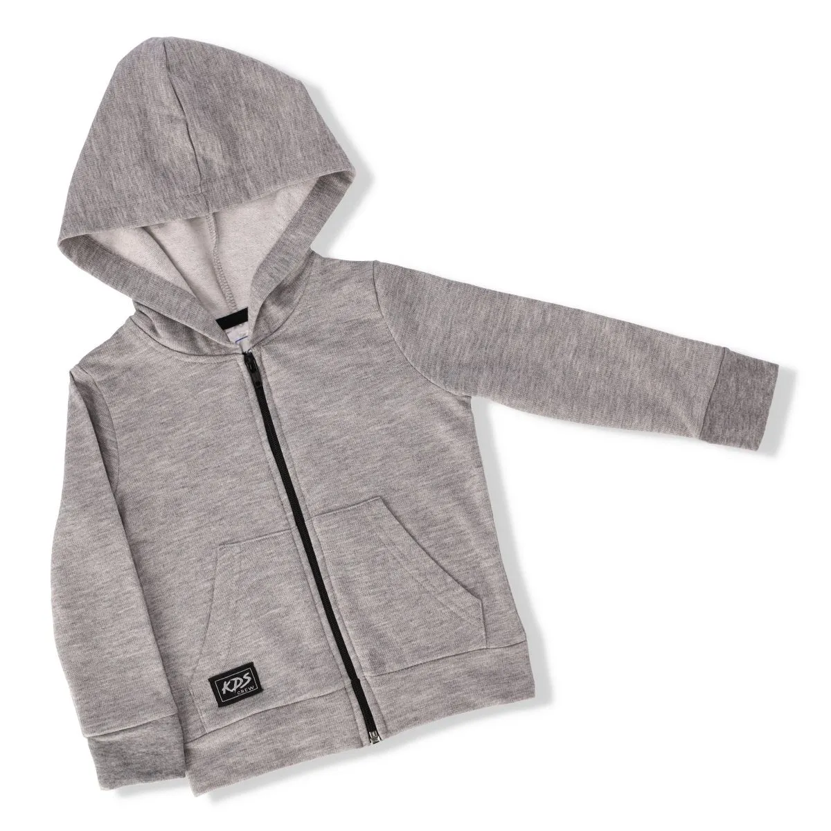 Pre-Boys Zip Through Hoody - Grey Melange sold by Edgars